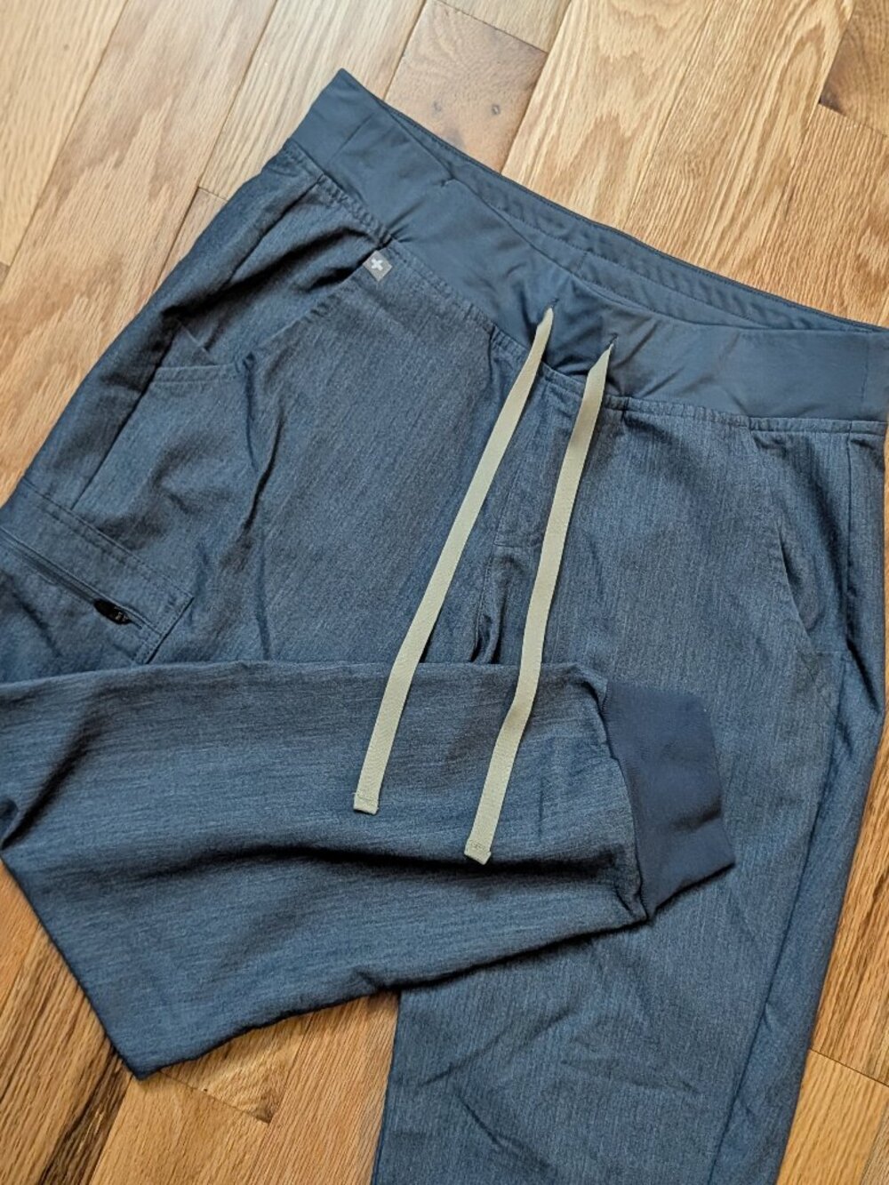 FIGS Zamora Heather Denim Blue Medical Scrub 5 Pockets MP